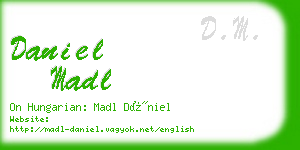 daniel madl business card